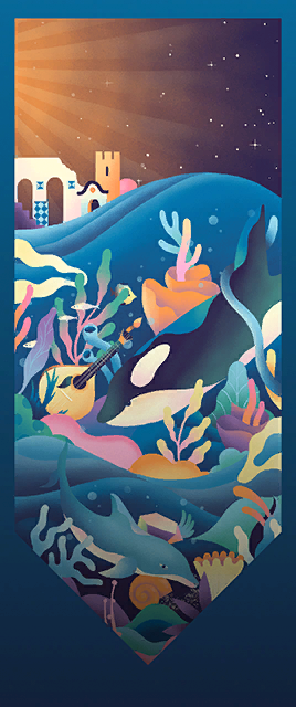 Pearl District: Seascape Card